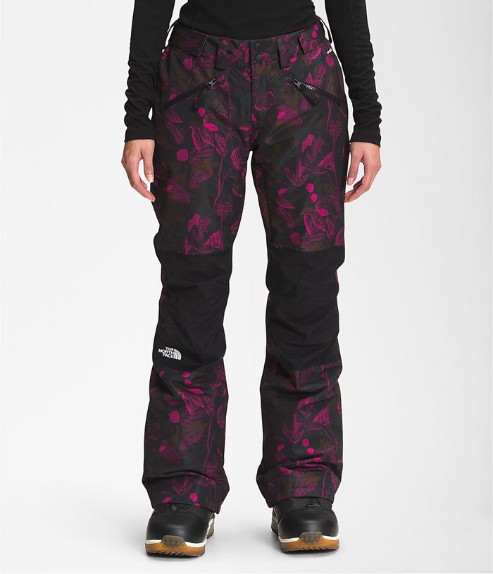 Pantalon Nieve The North Face Mujer Rosas/Negras Aboutaday 45378HBEV